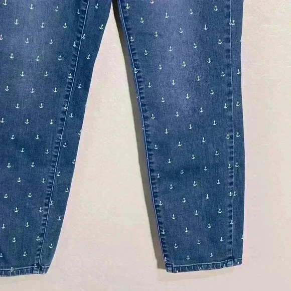 Talbots Nautical Anchor Slim Ankle Jeans 6 - Picture 4 of 8